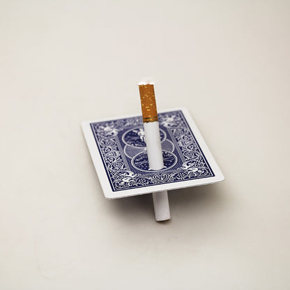 Cigarette Through Card - Blue