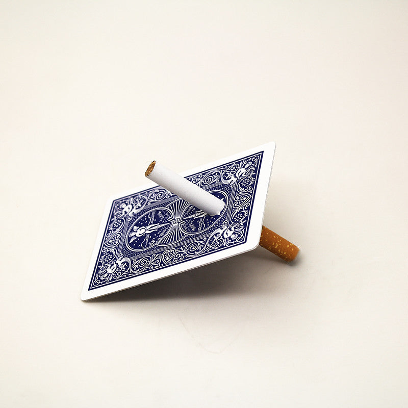 Cigarette Through Card - Blue