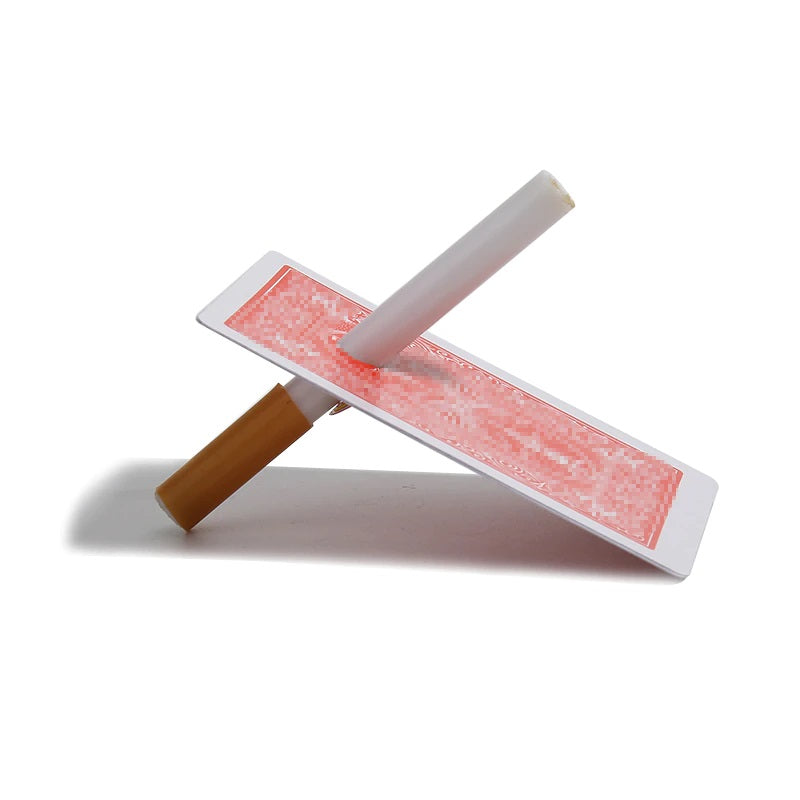 Cigarette Through Card - Red