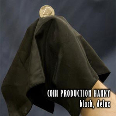 Coin Production Hanky (Black Handkerchief)