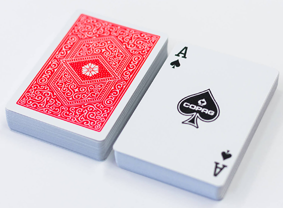 Copag 310 True Linen B9 Finish RED Deck
