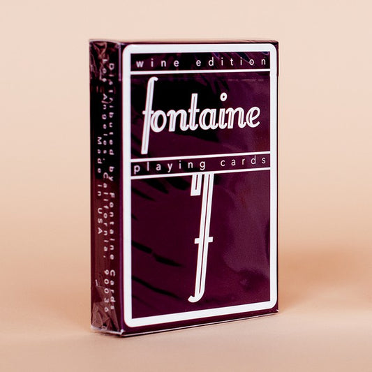 Fontaine Wine Edition Playing Cards