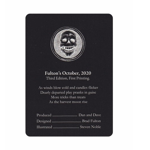 Fulton's October 2020 Deck by Art of Play