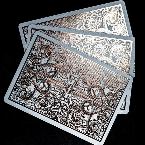 Rose Gold Gatorbacks Playing Cards