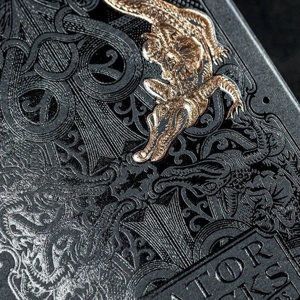 Rose Gold Gatorbacks Playing Cards