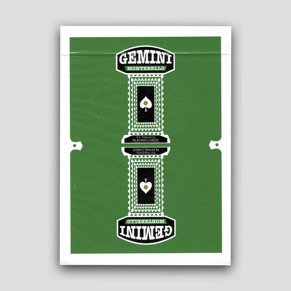 Gemini Casino EMERALD GREEN Deck
