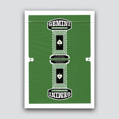 Gemini Casino EMERALD GREEN Deck