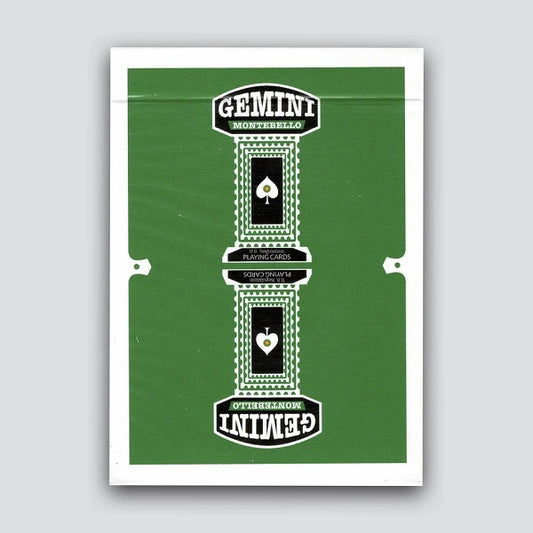 Gemini Casino EMERALD GREEN Deck