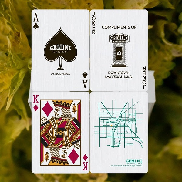 Gemini Casino EMERALD GREEN Deck