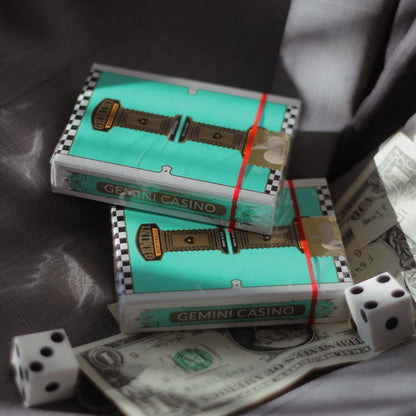 Gemini Casino TURQUOISE Edition Deck