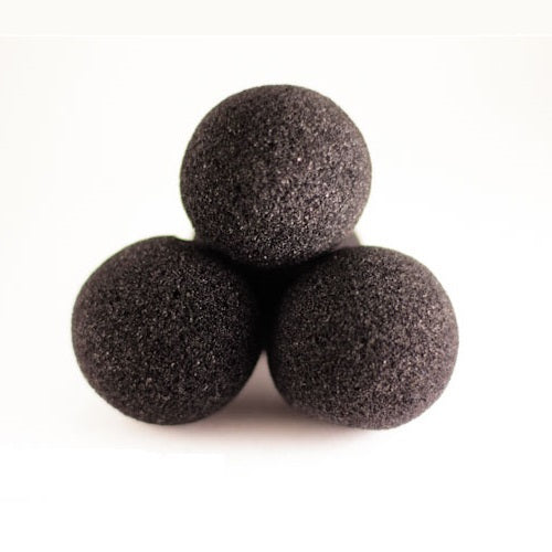 Set of 4 Super Soft Classical (4.5cm) Sponge Balls - BLACK