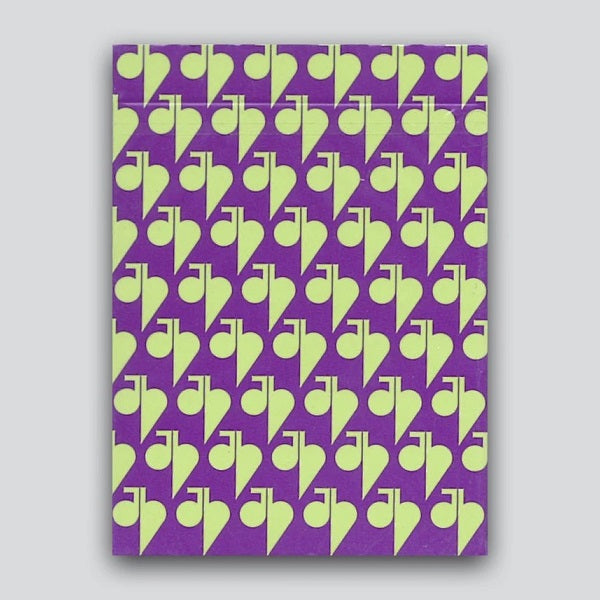 Jaspas Eggplant Playing Cards
