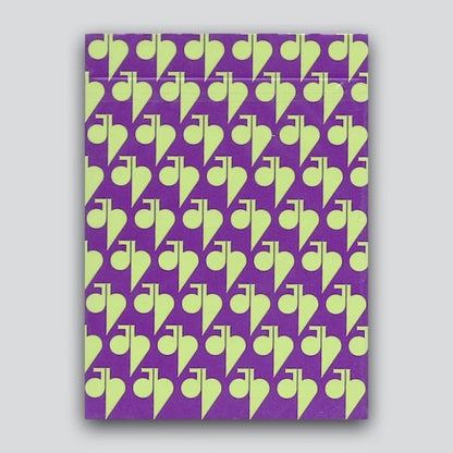 Jaspas Eggplant Playing Cards