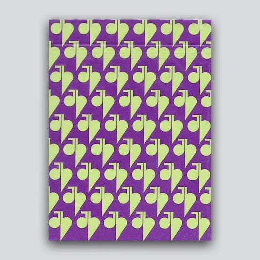 Jaspas Eggplant Playing Cards