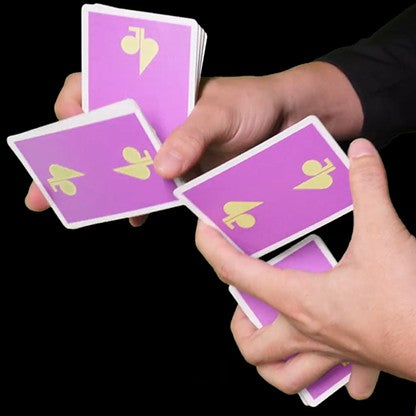 Jaspas Eggplant Playing Cards