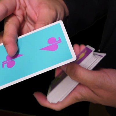Jaspas Eggplant Playing Cards
