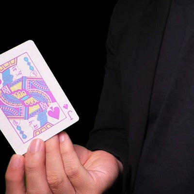 Jaspas Eggplant Playing Cards
