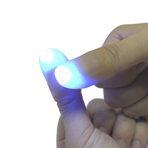 Light Up Thumb Tip BLUE (Pack of 2)