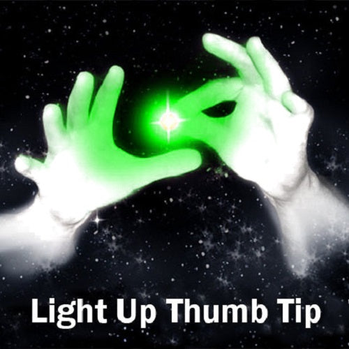 Light Up Thumb Tip GREEN (Pack of 2)
