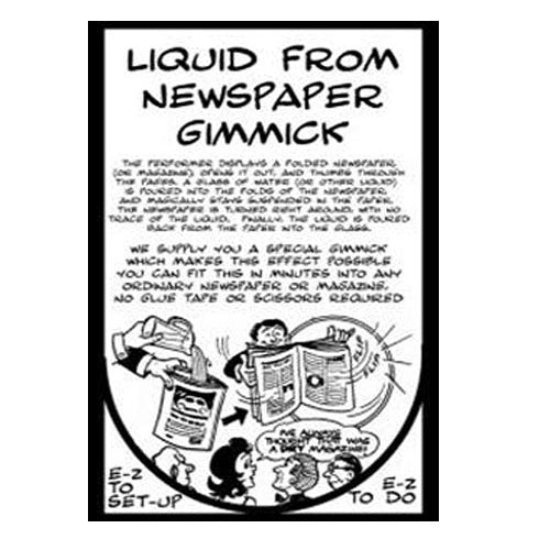 Liquid From Newspaper Gimmick