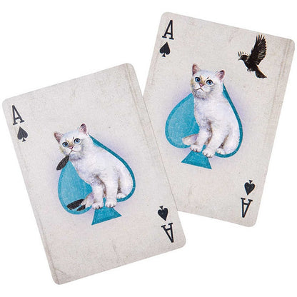 Kittens Blue Playing Cards