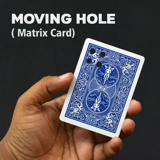 Moving Hole (Matrix Card) - Blue