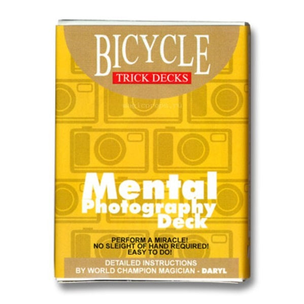Bicycle Mental Photography BLUE Trick Deck