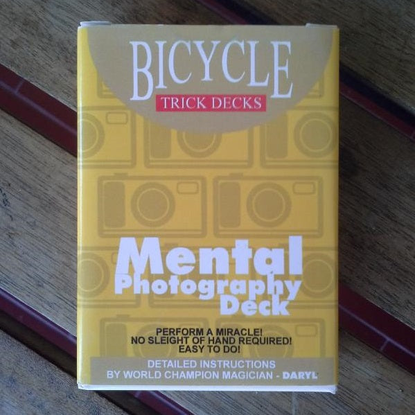 Bicycle Mental Photography RED Trick Deck