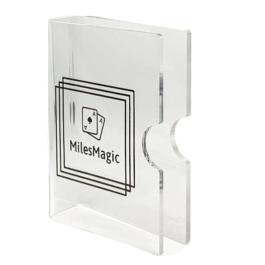 MilesMagic Acrylic Transparent Card Clip