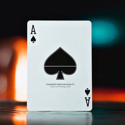 NOC3000X3 : Black/Orange (Human) Playing Cards