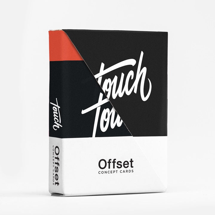 Cardistry Touch: Offset Orange Playing Cards