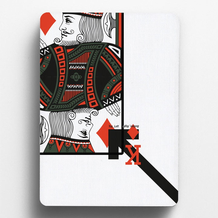 Cardistry Touch: Offset Orange Playing Cards
