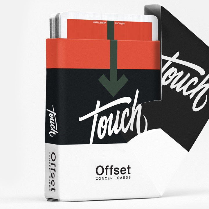 Cardistry Touch: Offset Orange Playing Cards