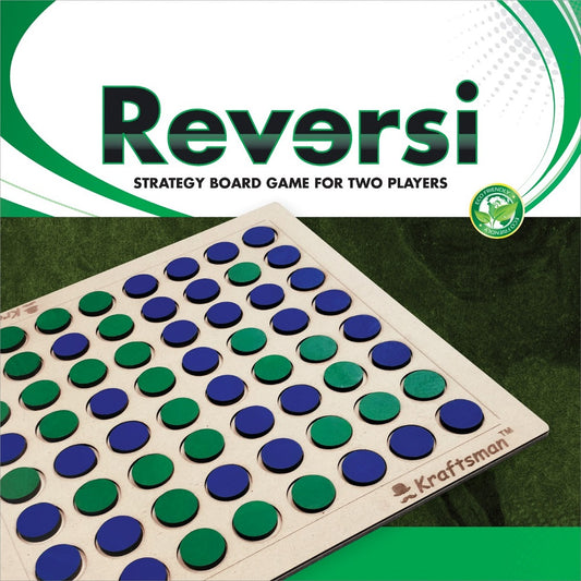 Wooden Reversi Game