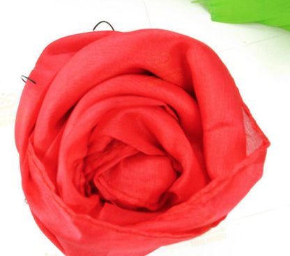 Flower Rose To Silk Cloth