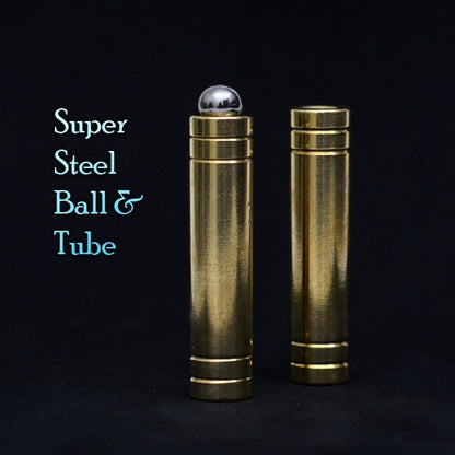 Super Steel Ball & Tube Trick - Brass
