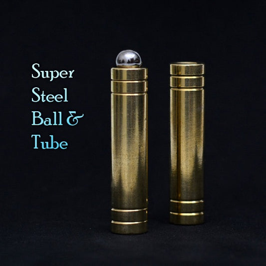 Super Steel Ball & Tube Trick - Brass