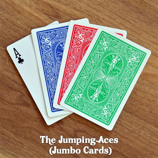 Jumping Aces (Jumbo Cards) Trick