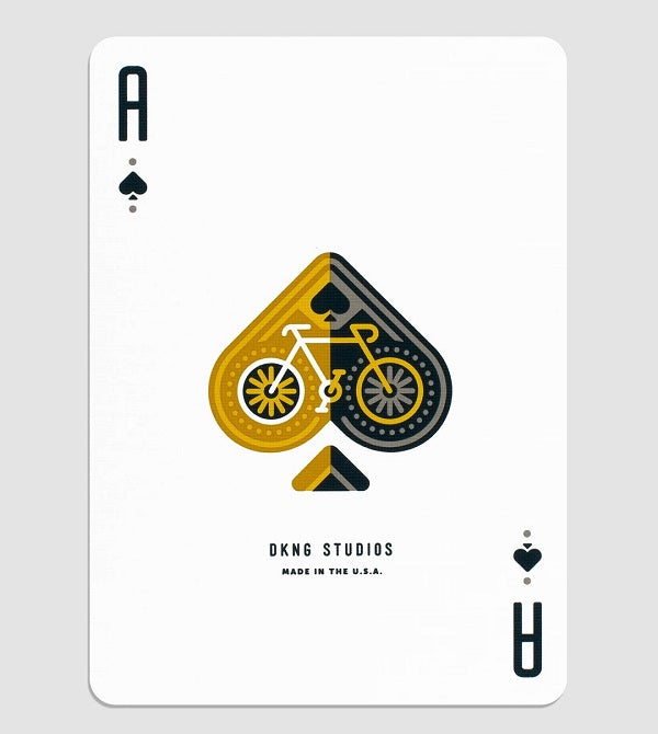 DKNG Yellow Wheel Limited Edition Deck by Art of Play
